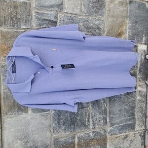 NWT Polo by Ralph Lauren Men's Lavender Polo Shirt XLT